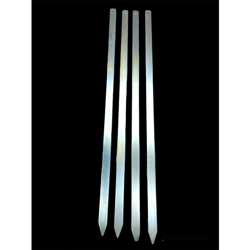 Geniş Yassı Metal Adana Kebap Şişi - 50 cm