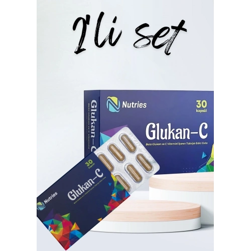 Glukan-c Bağışıklık Destek Takviyesi 30 Kapsül – 2’li Avantaj Paketi
