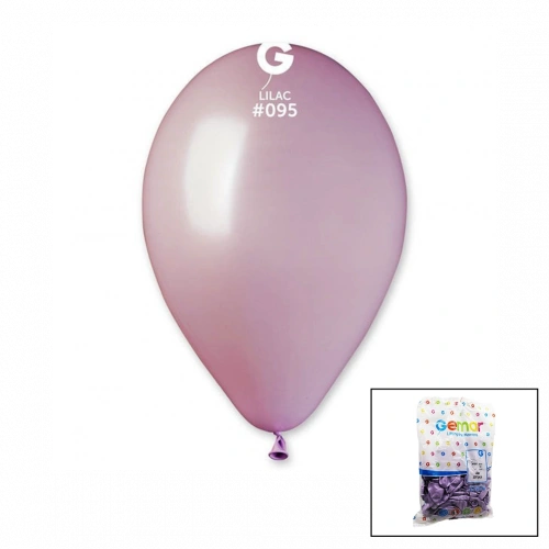 GM-110-95 METALİK - LİLA BALON 11'' - 28CM - 100 PARÇA (5365)