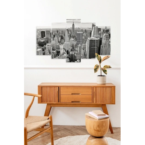 Gökdelen Şehir 5 Parçalı Mdf Tablo 60 x 100