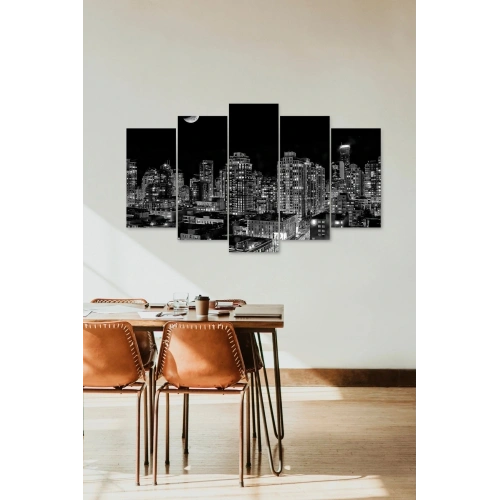 Gökdelen Şehir 5 Parçalı Mdf Tablo 60 x 100