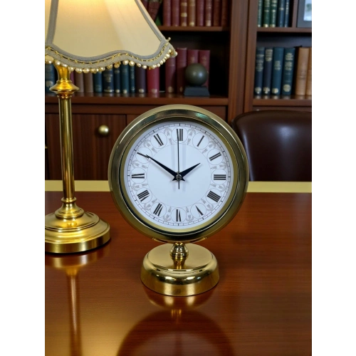 Gold Altın Miras 25 x 20 Cm Metal Masa Saati