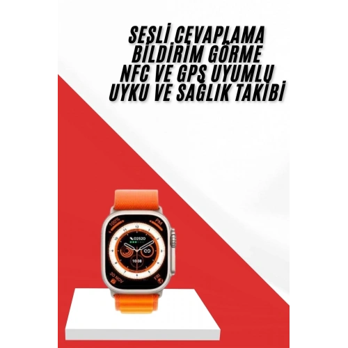 Gps Özellikli Akıllı Saat Adımsayar Ve Sesli Görüşme