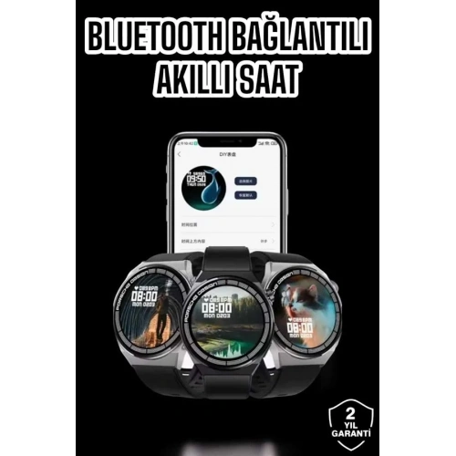 Gps Ve Nfc Özellikli Akıllı Saat Dokunmatik Ekran İle