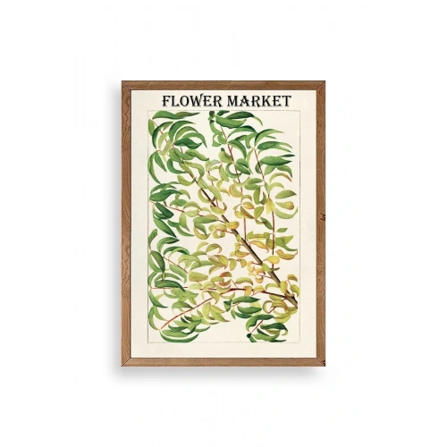 Grancica Breskve Ahşap Çerçeveli Tablo 30 x 42