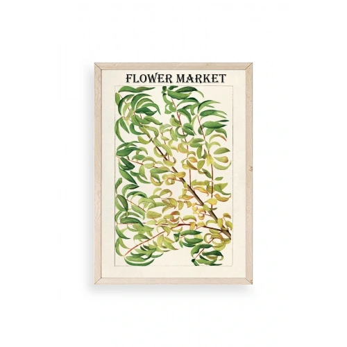 Grancica Breskve Ahşap Çerçeveli Tablo 50 x 70