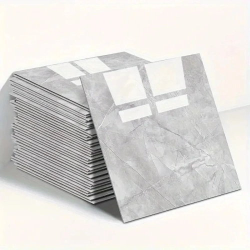 Gri Mermer Desen Du Sticker (30*30)