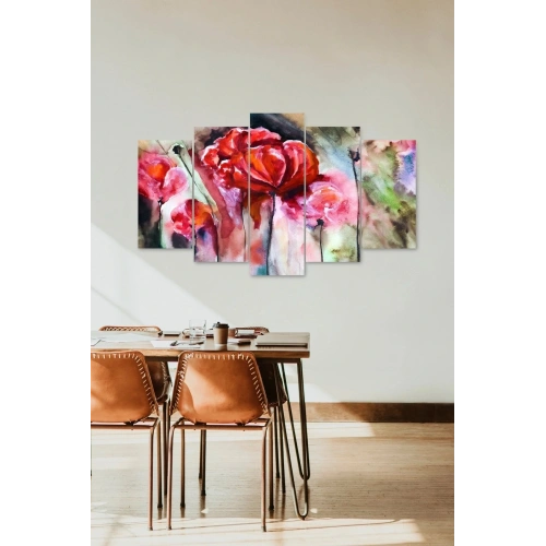 Güller 5 Parçalı Mdf Tablo 60 x 100