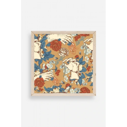 Güller Ahşap Çerçeveli Tablo 23 x 23