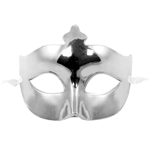Silver Shiny Masquerade Mask