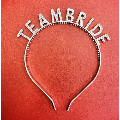 Gümüş Renk Team Bride Taç – Gelin ve Nedime Tacı
