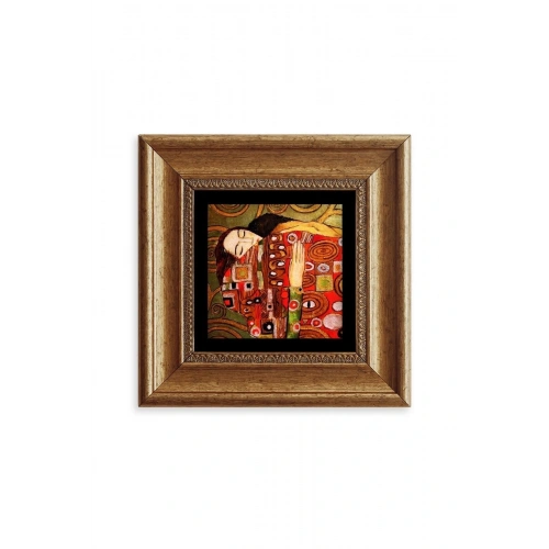 Gustav Klimpt Çerçeveli Taş Tablo 20 cm