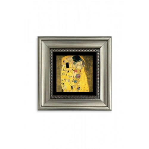 Gustav Klimpt Çerçeveli Taş Tablo 20 cm
