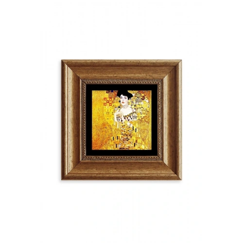 Gustav Klimpt Çerçeveli Taş Tablo 20 cm