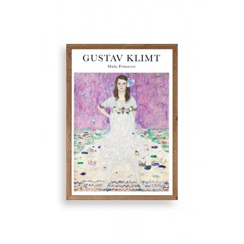 Gustav Klimt Ahşap Çerçeveli Tablo 17 x 23