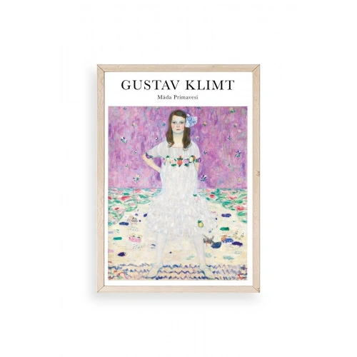 Gustav Klimt Ahşap Çerçeveli Tablo 23 x 30