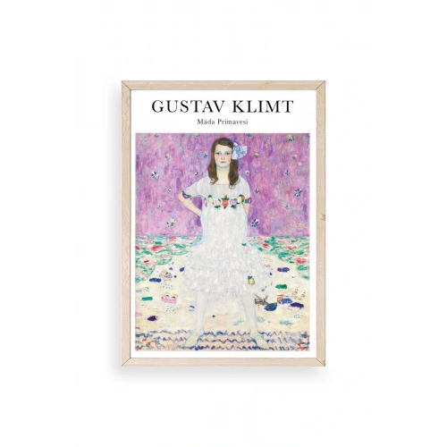 Gustav Klimt Ahşap Çerçeveli Tablo 23 x 30