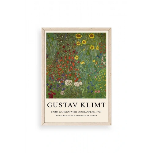Gustav Klimt Ahşap Çerçeveli Tablo 30 x 42