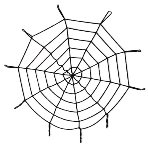Halloween Spider Web Decor Black 1.5 Meters (5365)