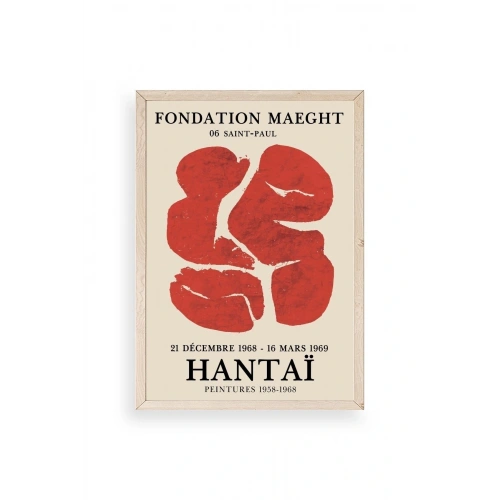 Hantai Ahşap Çerçeveli Tablo 50 x 70