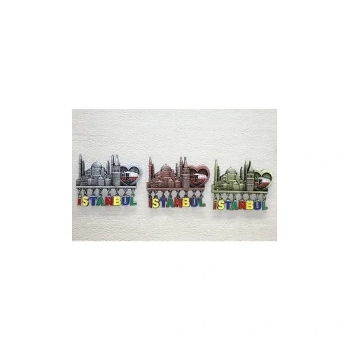 Hareketli İstanbul Temalı Sarkaçlı Magnet 7 Cm