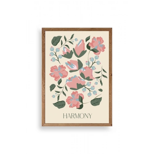 Harmony Ahşap Çerçeveli Tablo 30 x 42