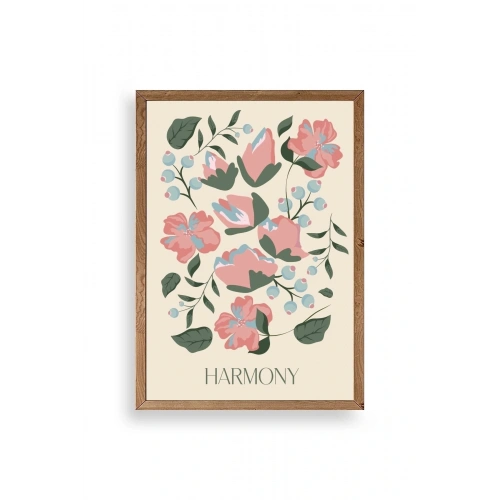 Harmony Ahşap Çerçeveli Tablo 30 x 42