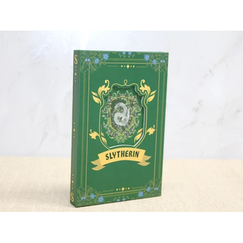 Harry Potter Slytherin Deri Defter