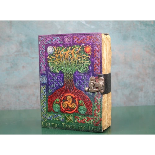 Жизнь Дерево Кожаная Тетрадь Модель 1