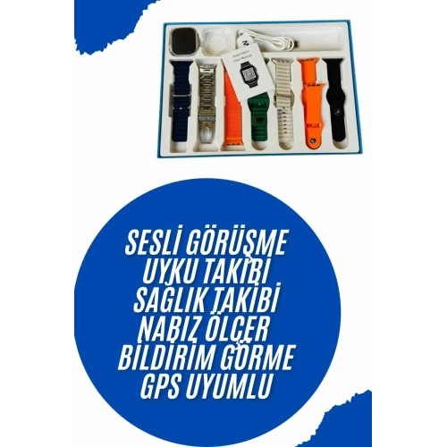 Hediyeli Akıllı Saat 7 Takvim Alarm Nabız Ölçer
