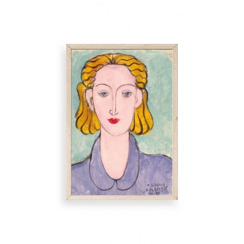 Henri Matisse Ahşap Çerçeveli Tablo 17 x 23