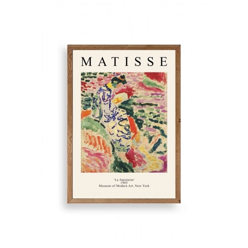 Henri Matisse Ahşap Çerçeveli Tablo 23 x 30
