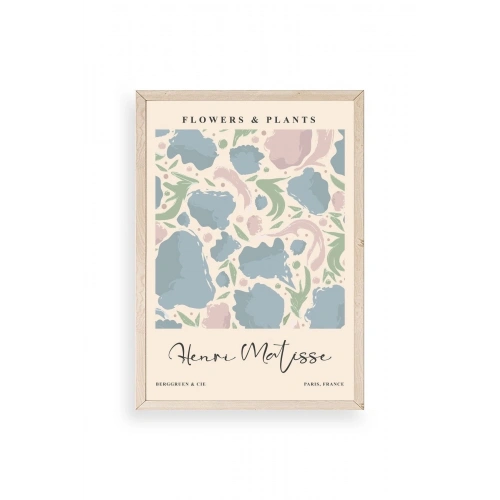 Henri Matisse Ahşap Çerçeveli Tablo 23 x 30