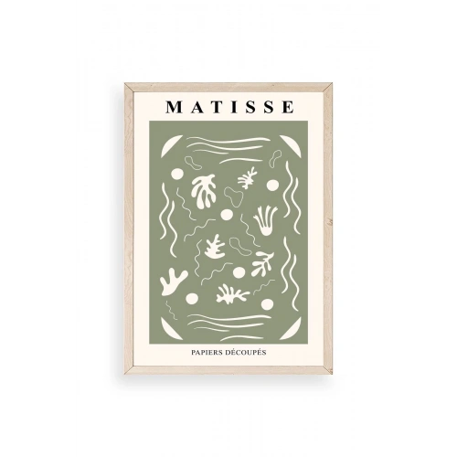 Henri Matisse Ahşap Çerçeveli Tablo 30 x 42