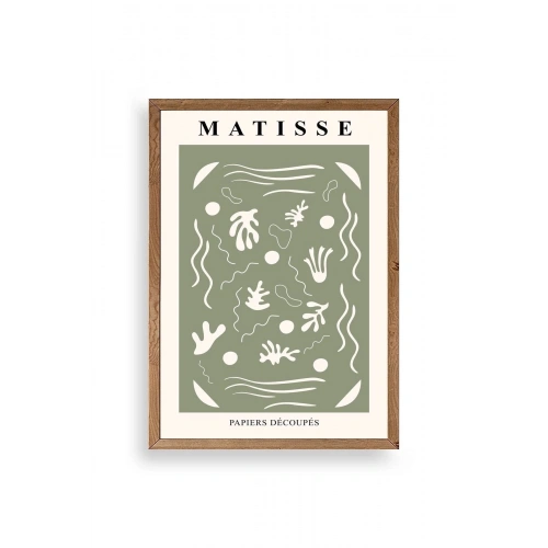 Henri Matisse Ahşap Çerçeveli Tablo 30 x 42