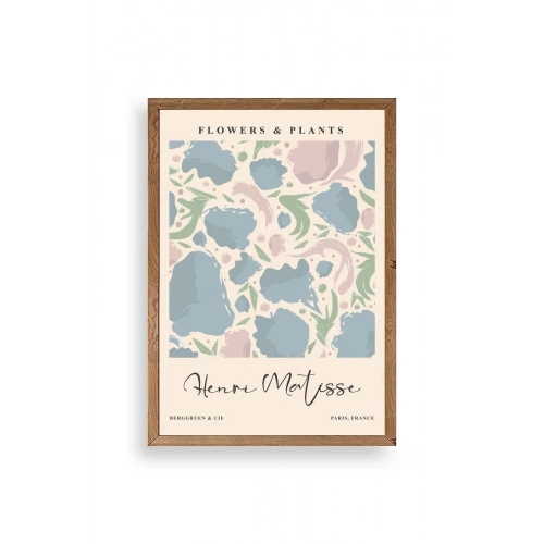 Henri Matisse Ahşap Çerçeveli Tablo 30 x 42