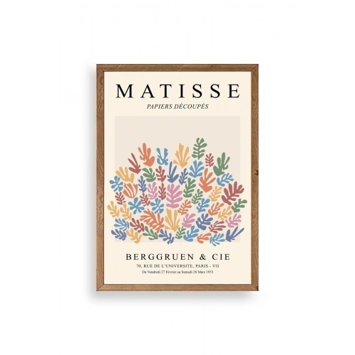 Henri Matisse Ahşap Çerçeveli Tablo 30 x 42