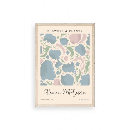 Henri Matisse Ahşap Çerçeveli Tablo 30 x 42