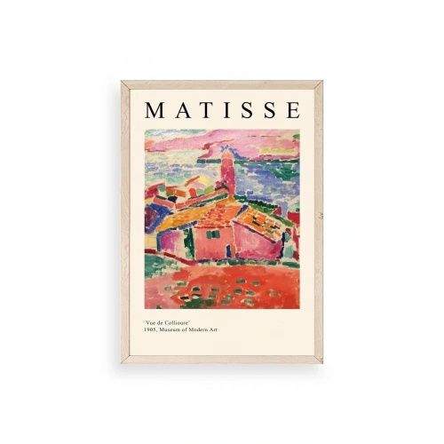 Henri Matisse Ahşap Çerçeveli Tablo 50 x 70
