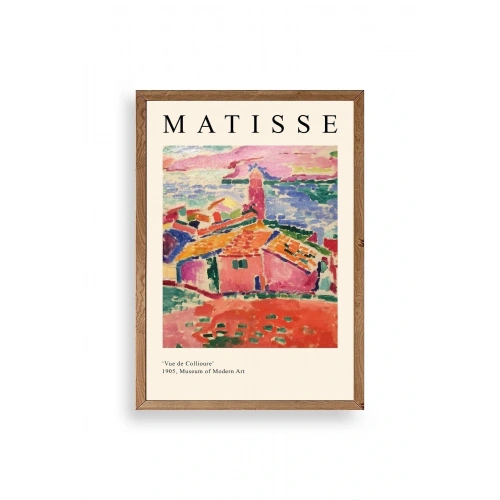 Henri Matisse Ahşap Çerçeveli Tablo 50 x 70