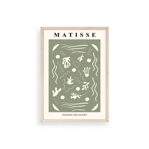 Henri Matisse Ahşap Çerçeveli Tablo 50 x 70