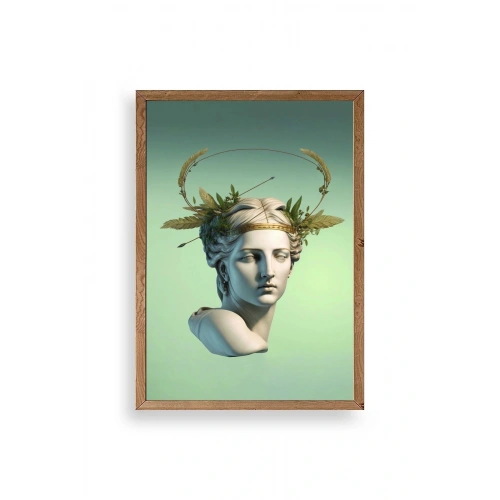 Heykel Ahşap Çerçeveli Tablo 50 x 70