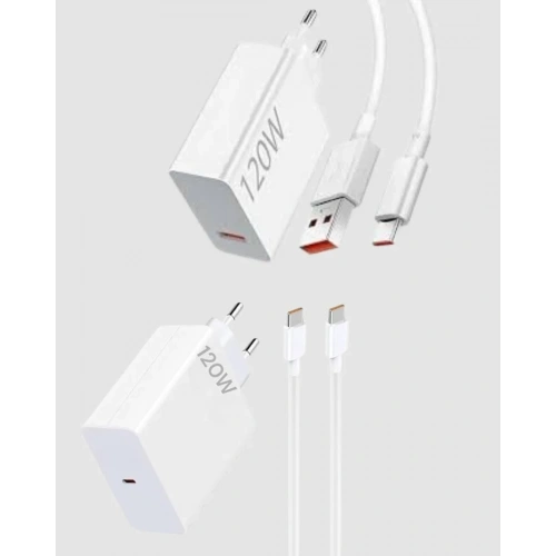 Hızlı Şarj Adaptörü 120w Type-c Akıllı Koruma