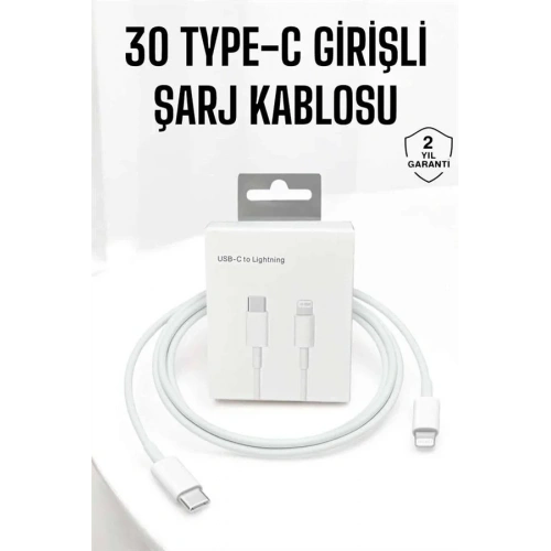 Hızlı Şarj Kablosu 30w Usb Type-c İphone Uyumlu