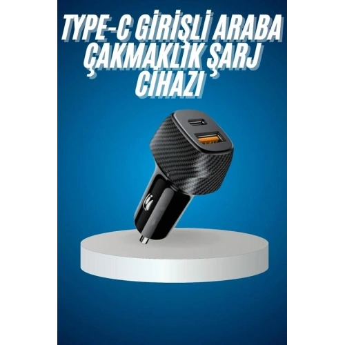 Hızlı Şarj Soketi 38w Type-c Usb Araba Çakmaklığı