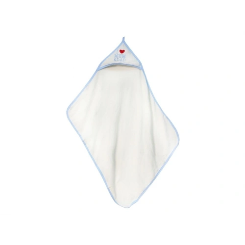 I Mam & Dad Nakışlı Bebek Havlu Silgi – Mavi