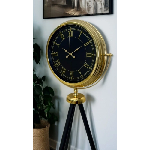 İhtişam Gold Tripod Ayaklı Saat