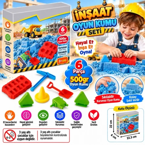 İnşaat Kumseti 500 Gr Artsand