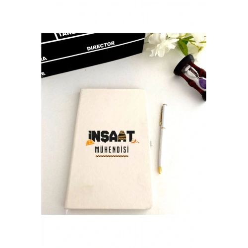 Inşaat Mühendisi Baskılı Defter Kalem Seti