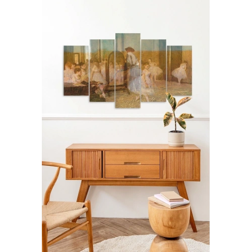 İnsan Manzarası 5 Parçalı Mdf Tablo 60 x 100